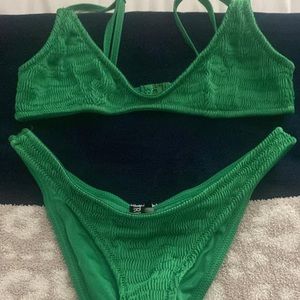 triangl swimsuit. small in both top & bottom. worn once.